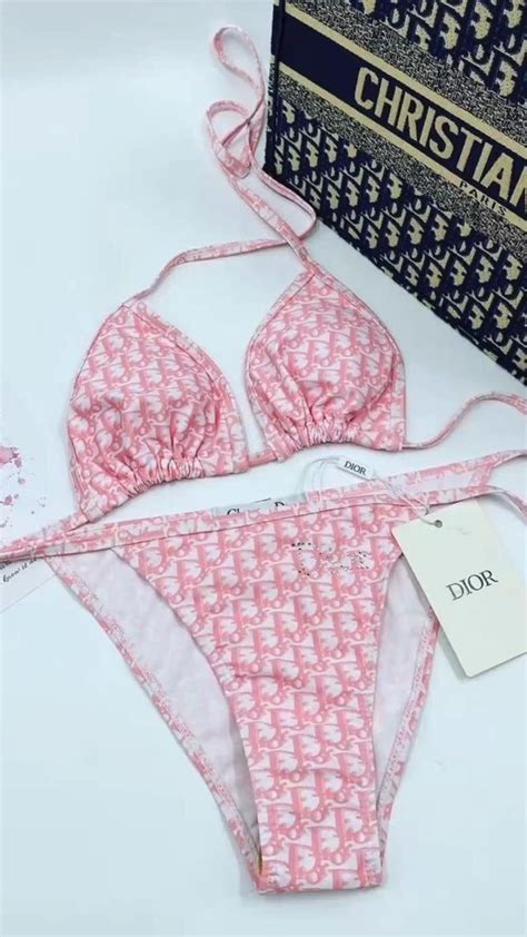 pink dior bikini dupe